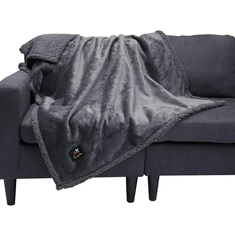 Luxury Shaggy Blankets Winter Warm Cosy Waterproof Microfibre