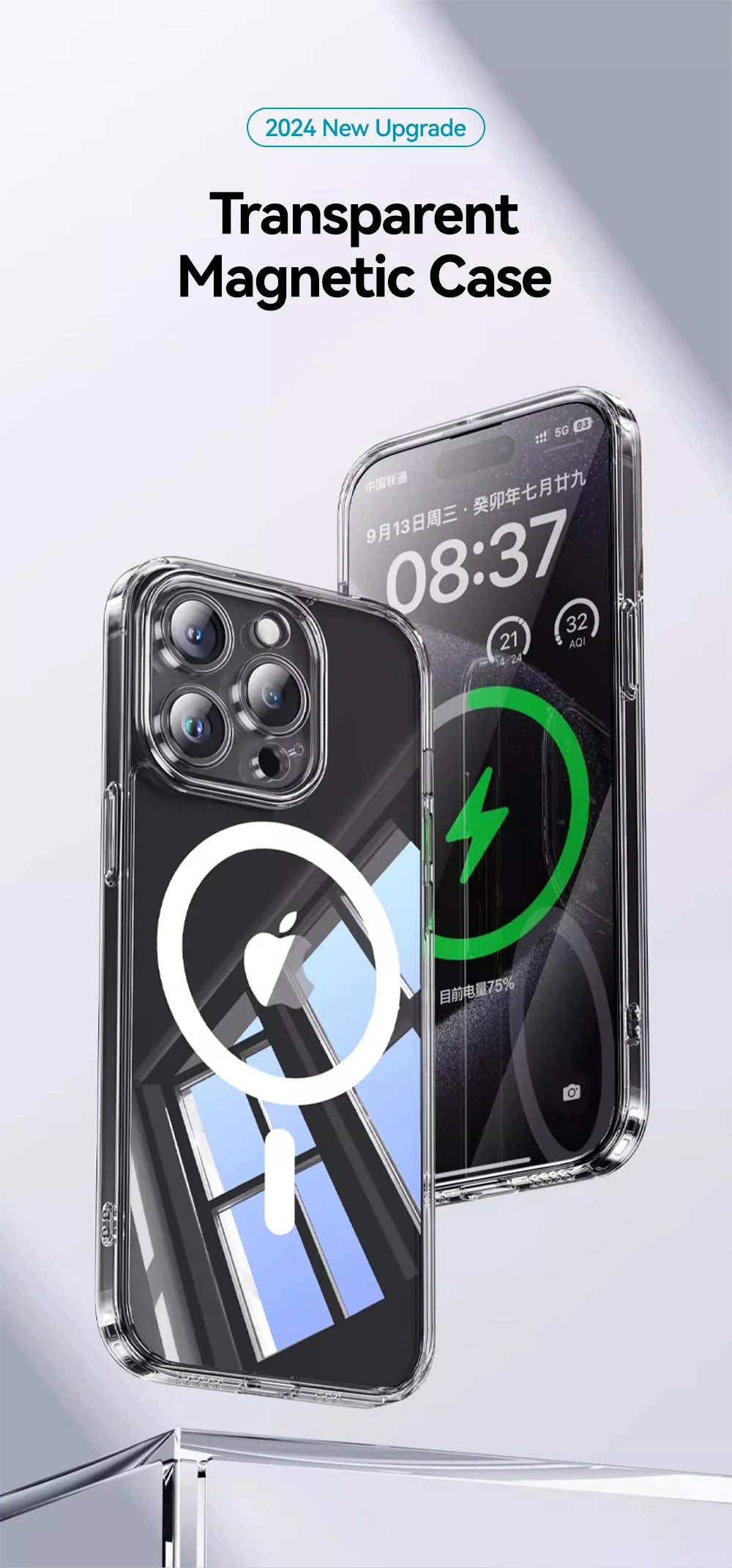 Joyroom Magnetic Anti-Yellow Case for iPhone 16 Pro Max