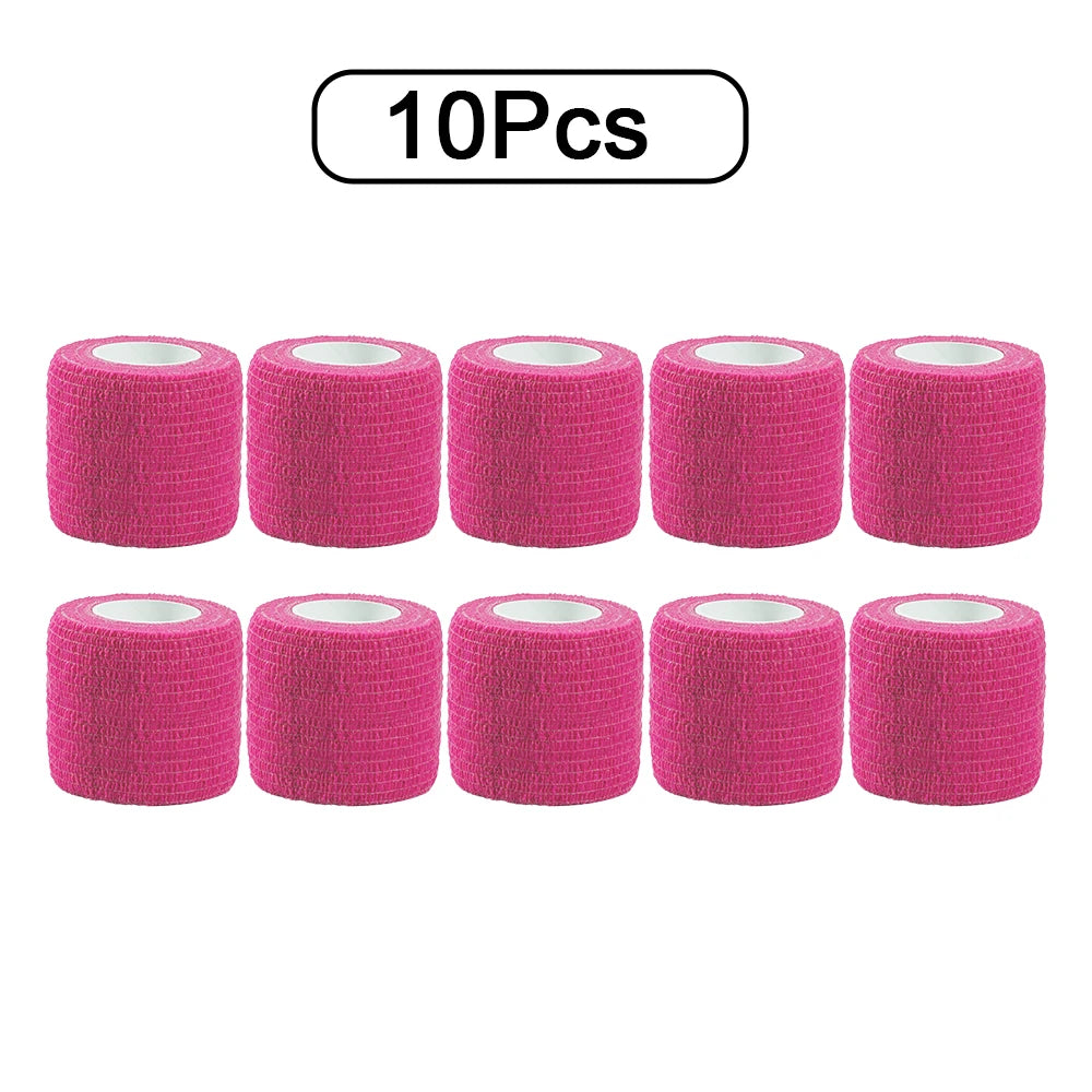 10 Rolls Self Adhesive Athletic Wrap Tape for Protection