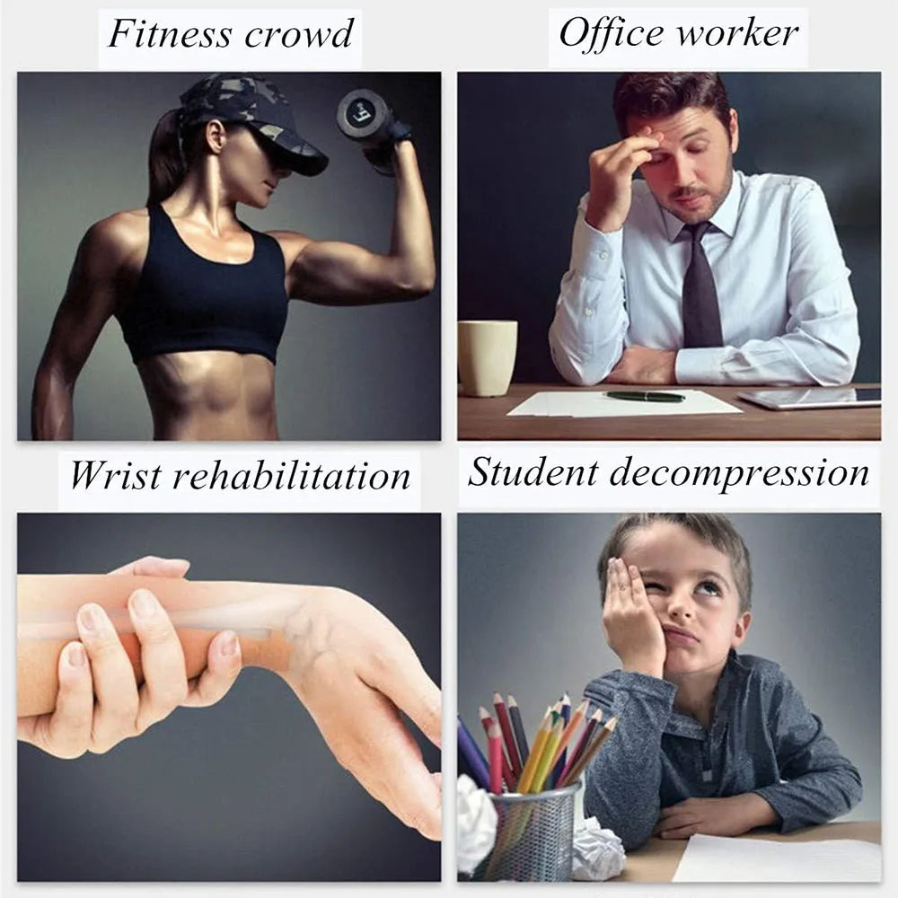 Self-Starting Wrist Gyro Ball Power Trainer for Strength