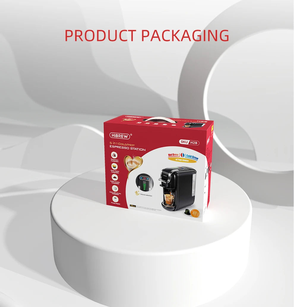 HiBREW Multiple Capsule Coffee Machine 5 in 1 Hot Cold