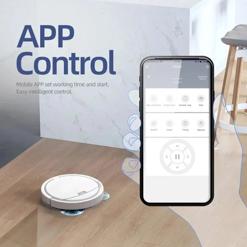 2024 New App Control 2800Pa Robotic Vacuum Cleaner