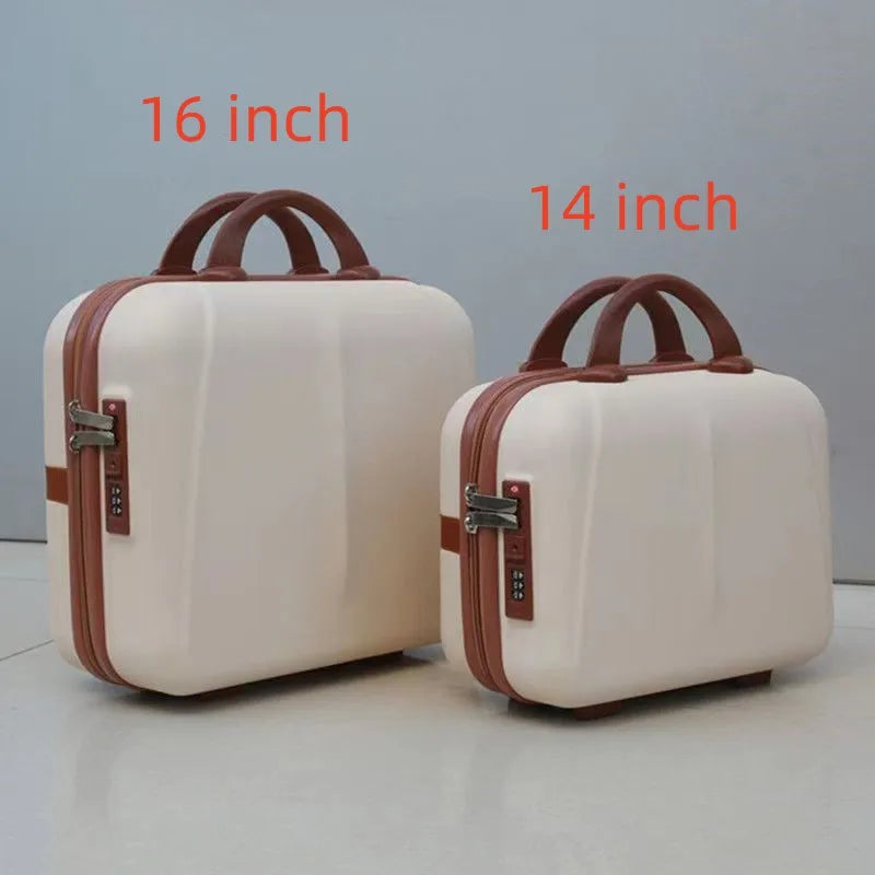 Portable Travel Cosmetic Case With Password Lock Organizer