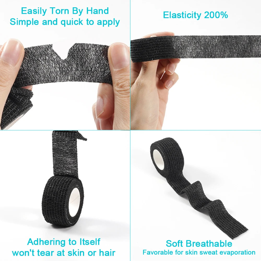 10 Rolls Self Adhesive Athletic Wrap Tape for Protection