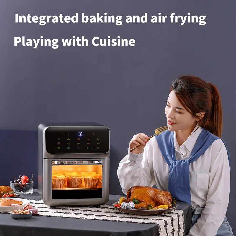 10L Large Capacity Oil-Free Electric Air Fryer Oven