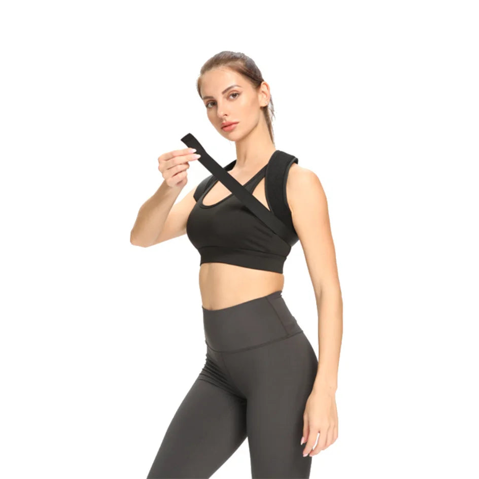 Adjustable Back Shoulder Posture Corrector for Home Office Use