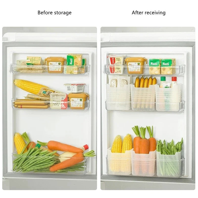 Fridge Organizer Food Fresh Storage Box for Vegetables Fruits