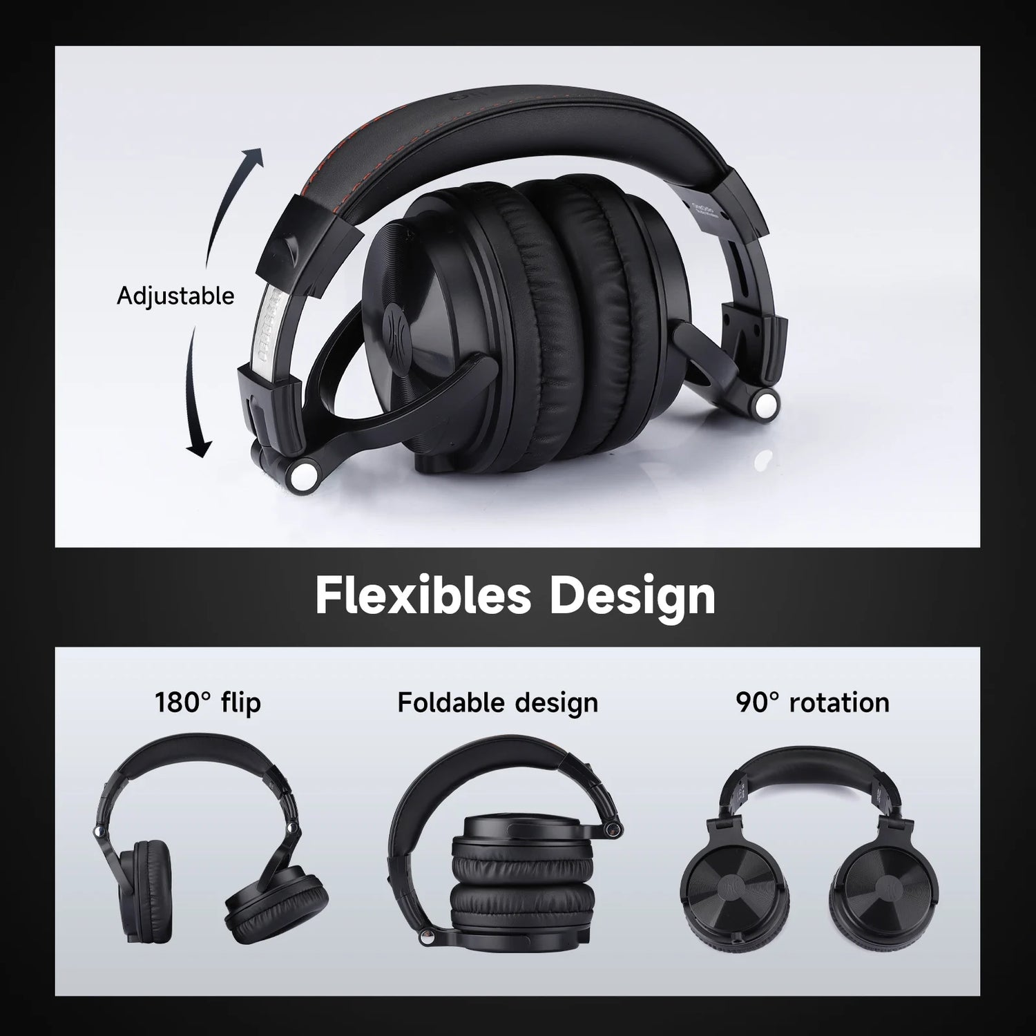 Oneodio Bluetooth Wireless Headphones With Microphone 110Hr Battery