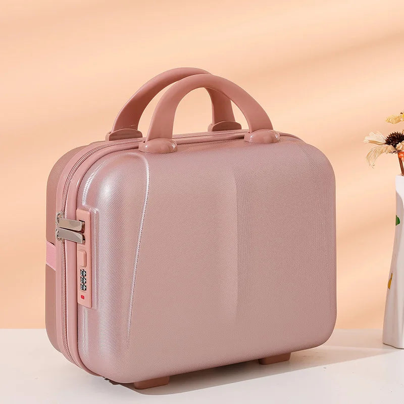 Portable Travel Cosmetic Case With Password Lock Organizer