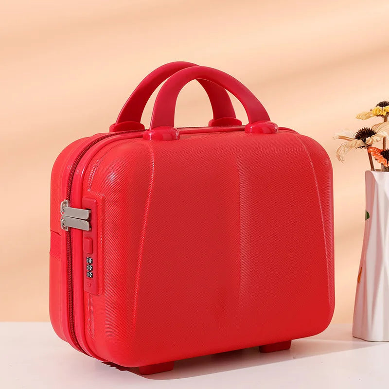 Portable Travel Cosmetic Case With Password Lock Organizer