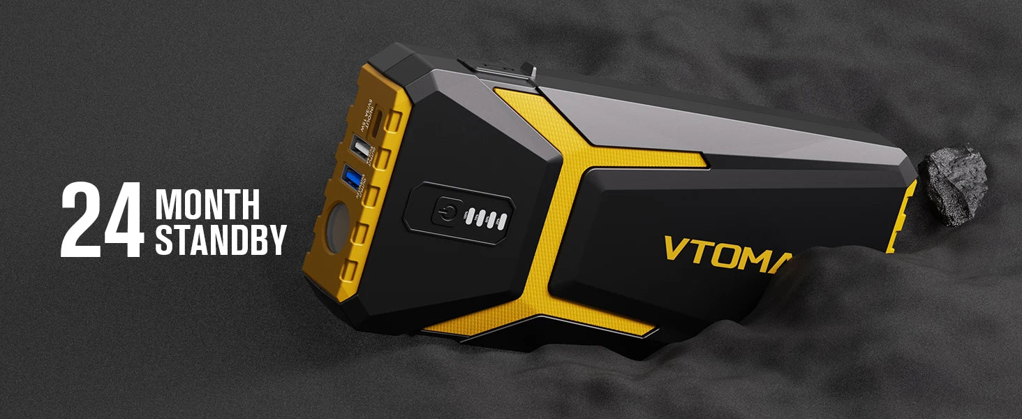 VTOMAN Power Bank 20000mAh Jump Starter 4500A Car Charger