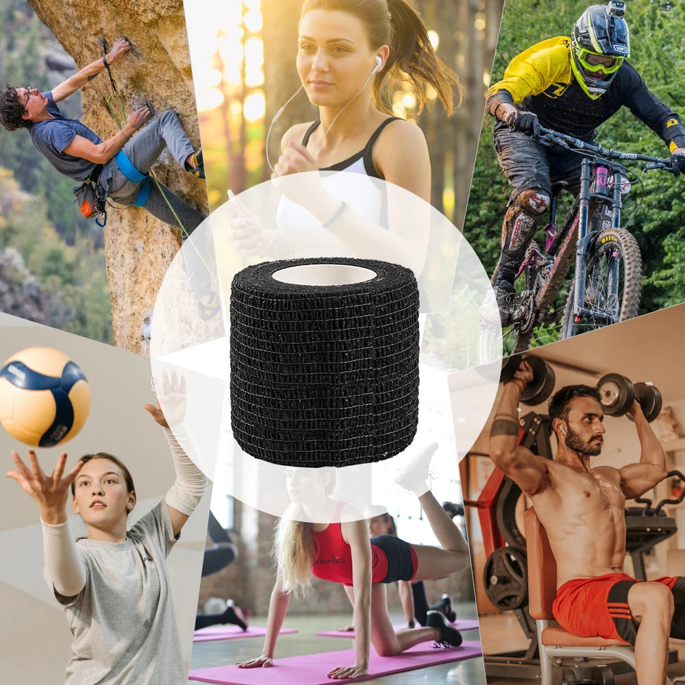 10 Rolls Self Adhesive Athletic Wrap Tape for Protection