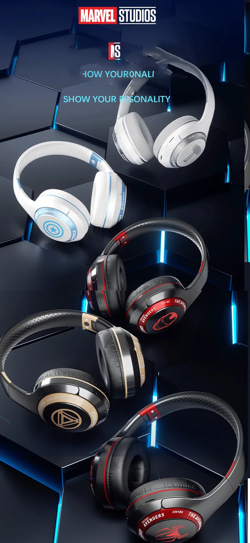 Marvel Spider Man Bluetooth Headphones with Noise Cancellation