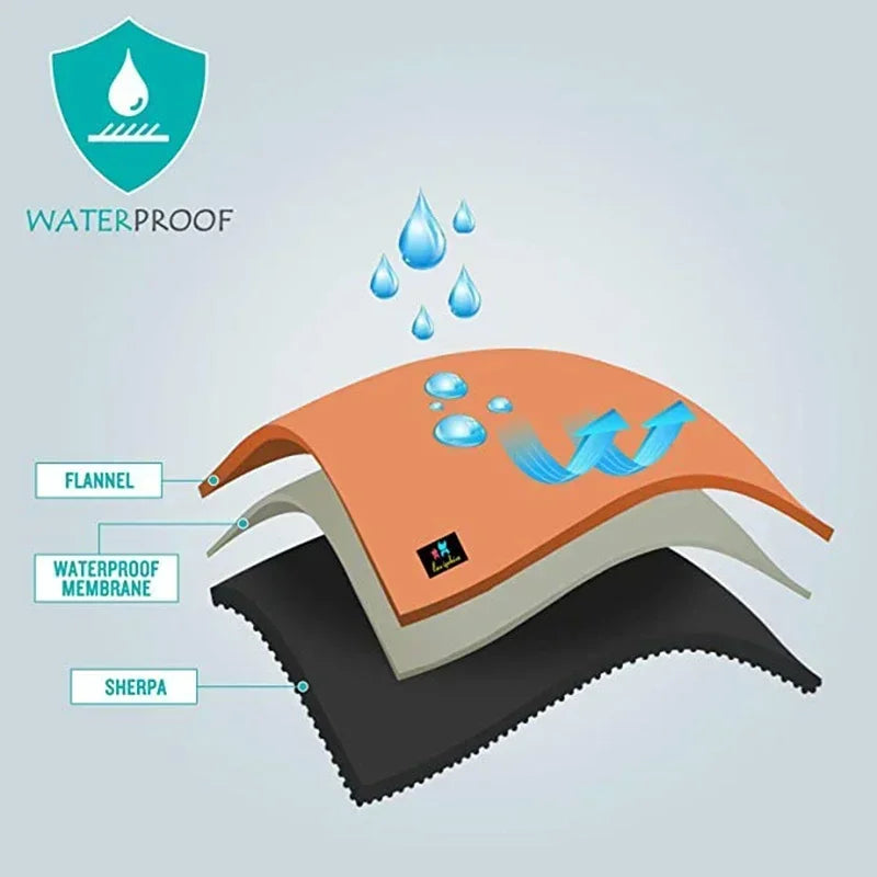 Luxury Shaggy Blankets Winter Warm Cosy Waterproof Microfibre