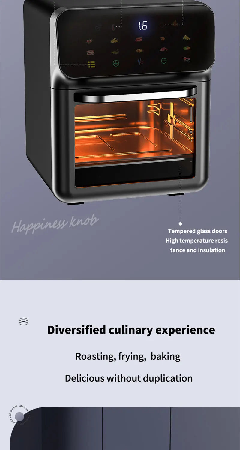 10L Large Capacity Oil-Free Electric Air Fryer Oven