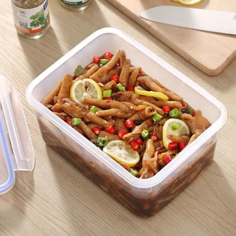 D5 Sealed Rectangular Kitchen Storage Box With Lid
