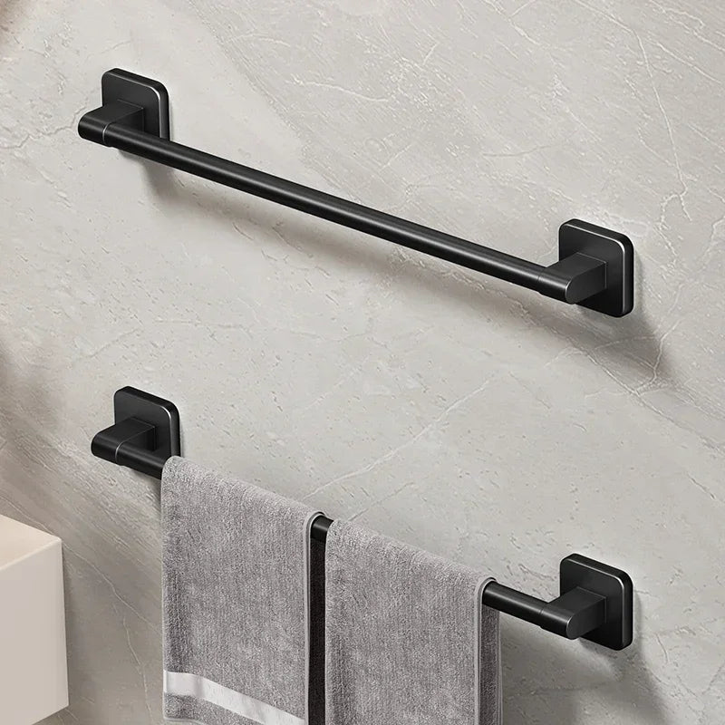6pcs Bathroom Towel Rack Self-Adhesive No Drill Holder