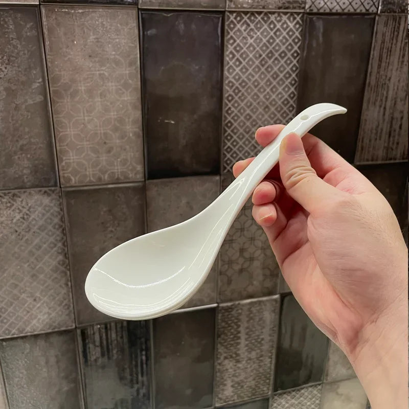Marble Patterned Light Luxury Silver Edged Tableware Set