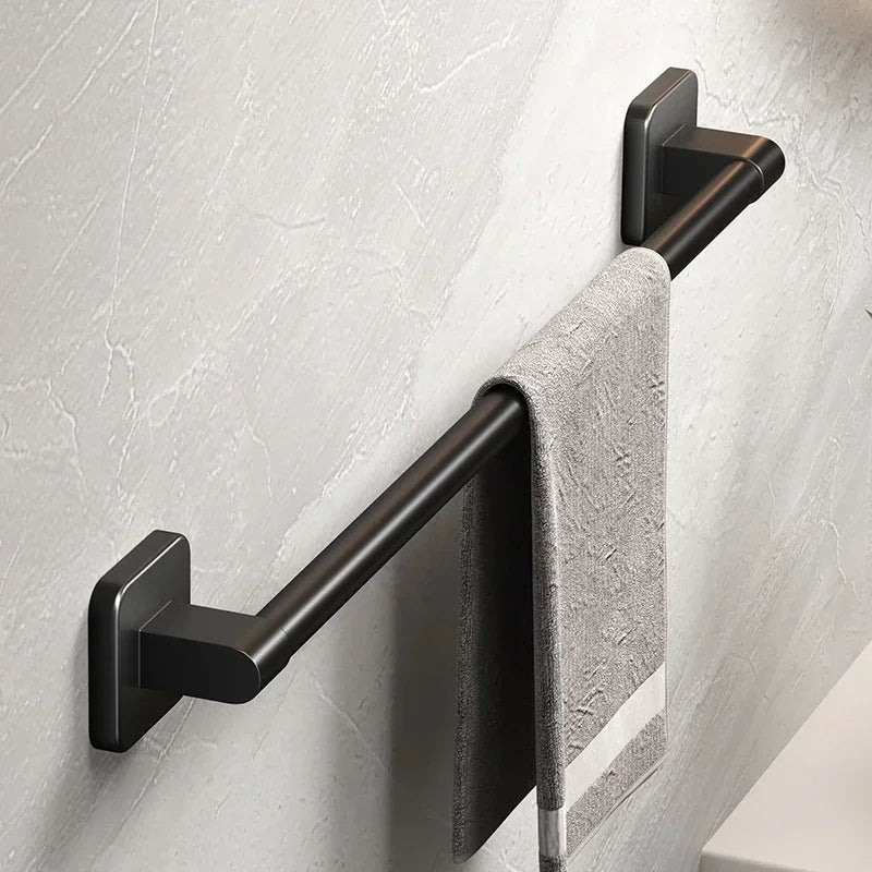 6pcs Bathroom Towel Rack Self-Adhesive No Drill Holder