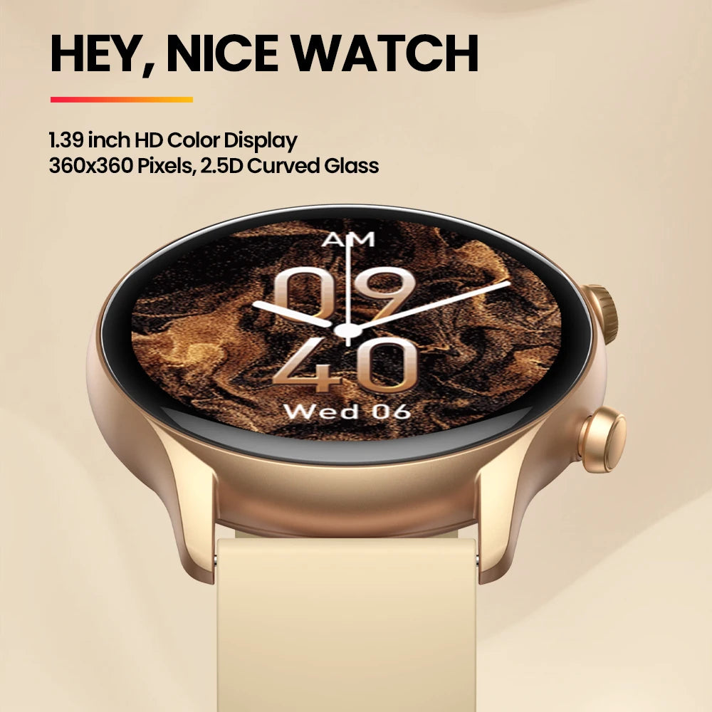 New Zeblaze Btalk 3 Plus Voice Calling Smart Watch 1.39&