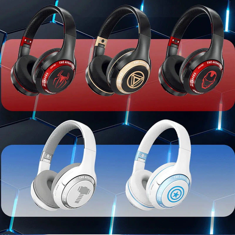 Marvel Spider Man Bluetooth Headphones with Noise Cancellation