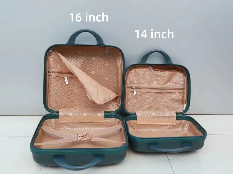 Portable Travel Cosmetic Case With Password Lock Organizer