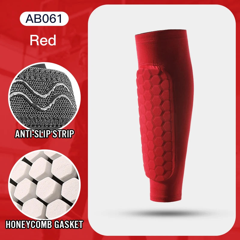 1Pcs Football Shin Guard Socks with Foam Compression Sleeves