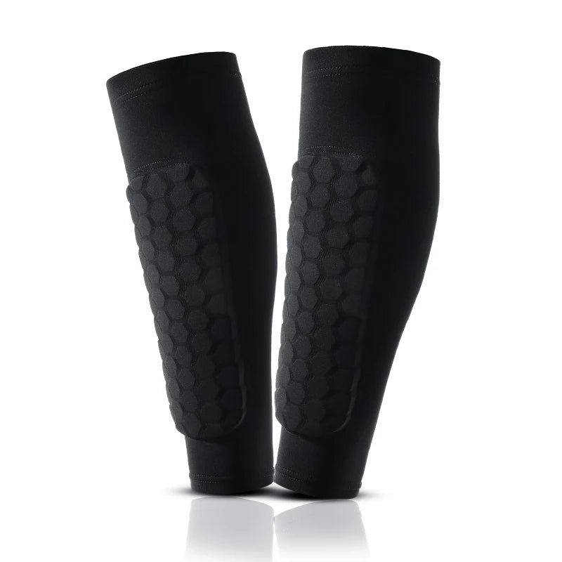 1Pcs Football Shin Guard Socks with Foam Compression Sleeves