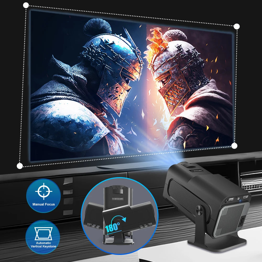 Magcubic Android 11 390ANSI HY320 4K Projector Outdoor Cinema