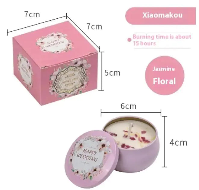 Dried Flower Fragrance Candle Flower Fragrance Incense Candle Delight