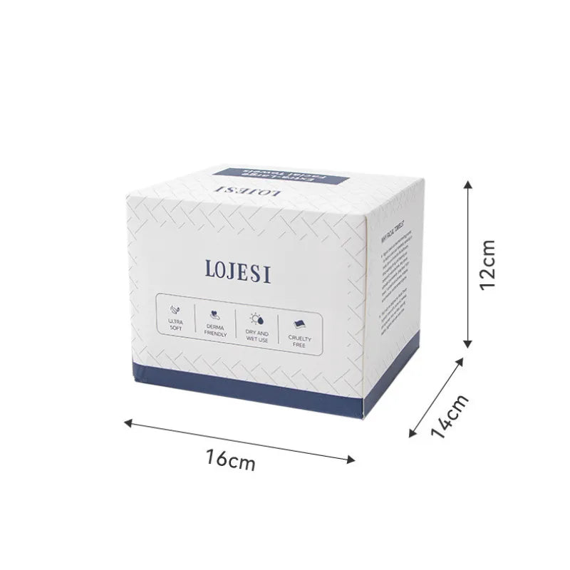 Soft 50- Disposable Face Cloths for Everyday Hygiene