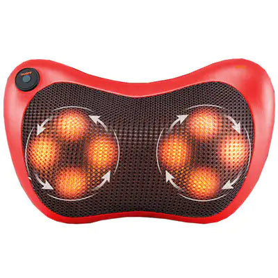 Back and Neck Massage Pillow with Heat Relief