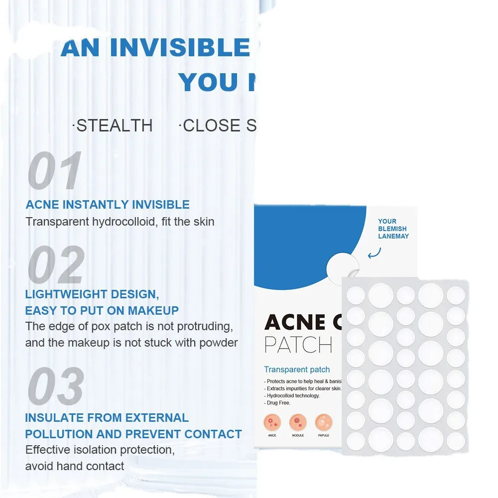 Hydrocolloid Invisible Acne Patch for Fast Blemish Healing