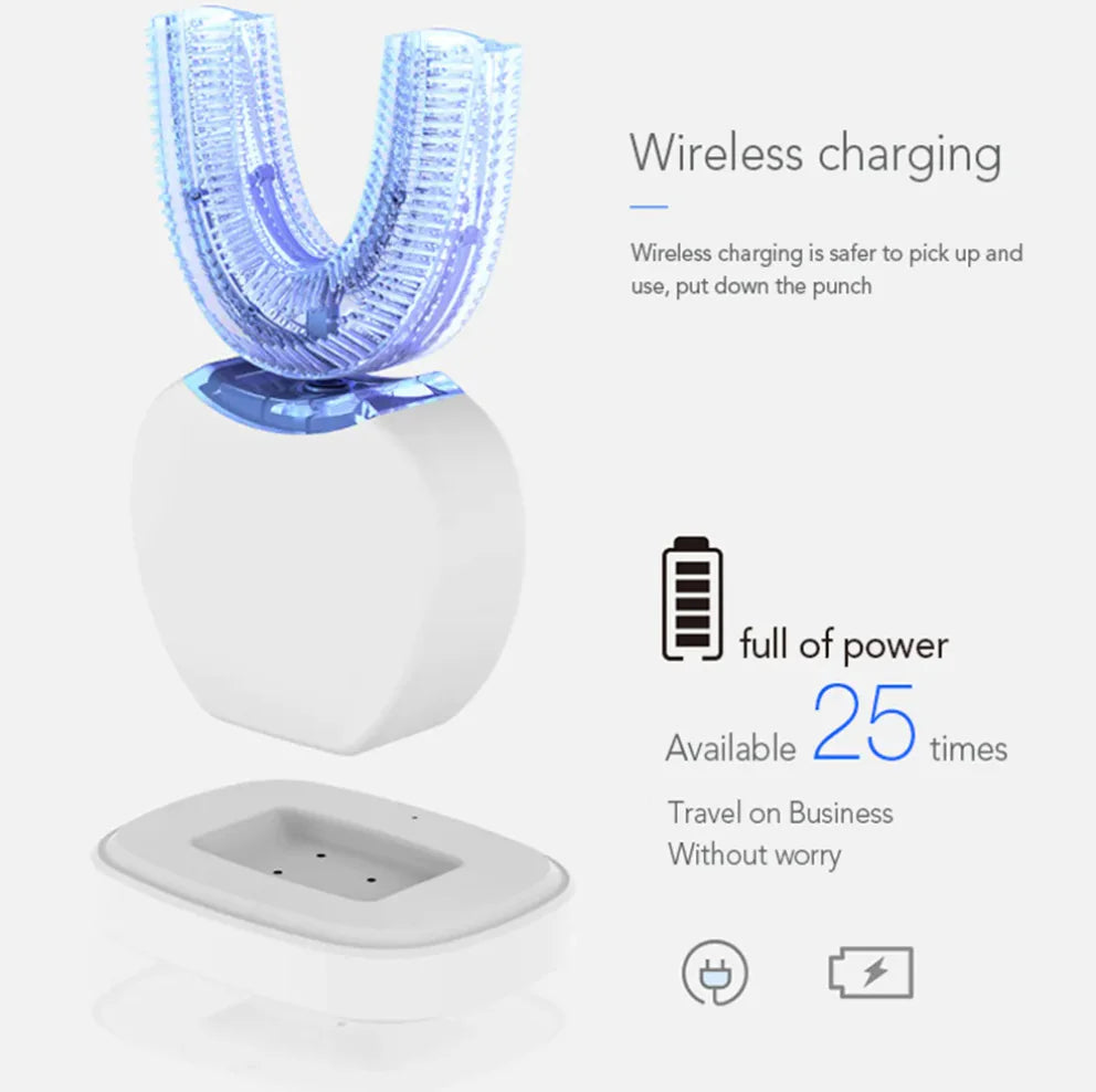 360° Electric Toothbrush for Effortless Oral Hygiene