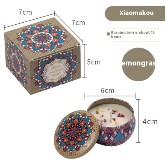 Dried Flower Fragrance Candle Flower Fragrance Incense Candle Delight