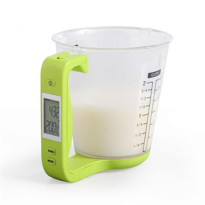 LCD Display Digital Measuring Cup with Temperature Function