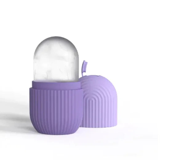 Ice Roller for Skin - Shell Pattern Facial Massage Tool