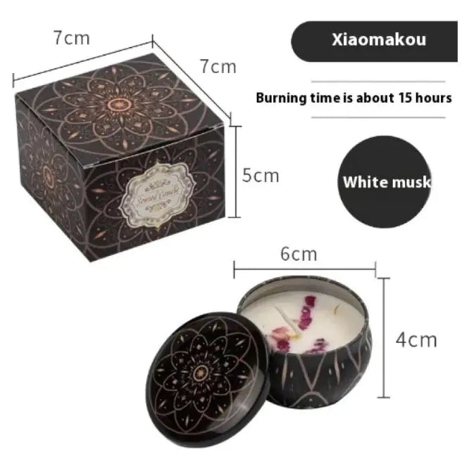 Dried Flower Fragrance Candle Flower Fragrance Incense Candle Delight