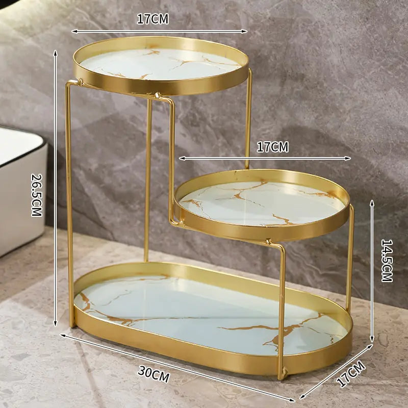 Elegant Bathroom Cosmetics Storage Organizer for Clutter-Free Spaces