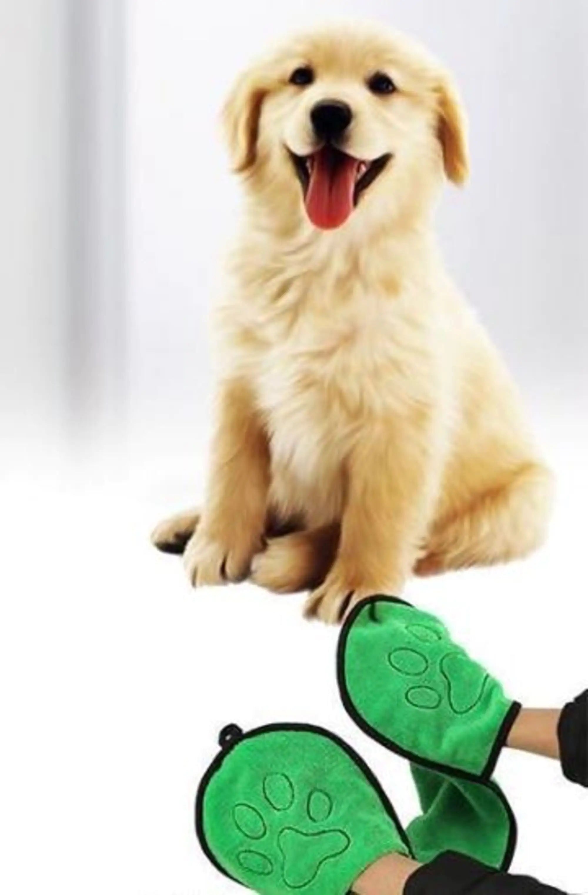 BeNat Pets Dog Bath Towel Double Drop Pocket Design