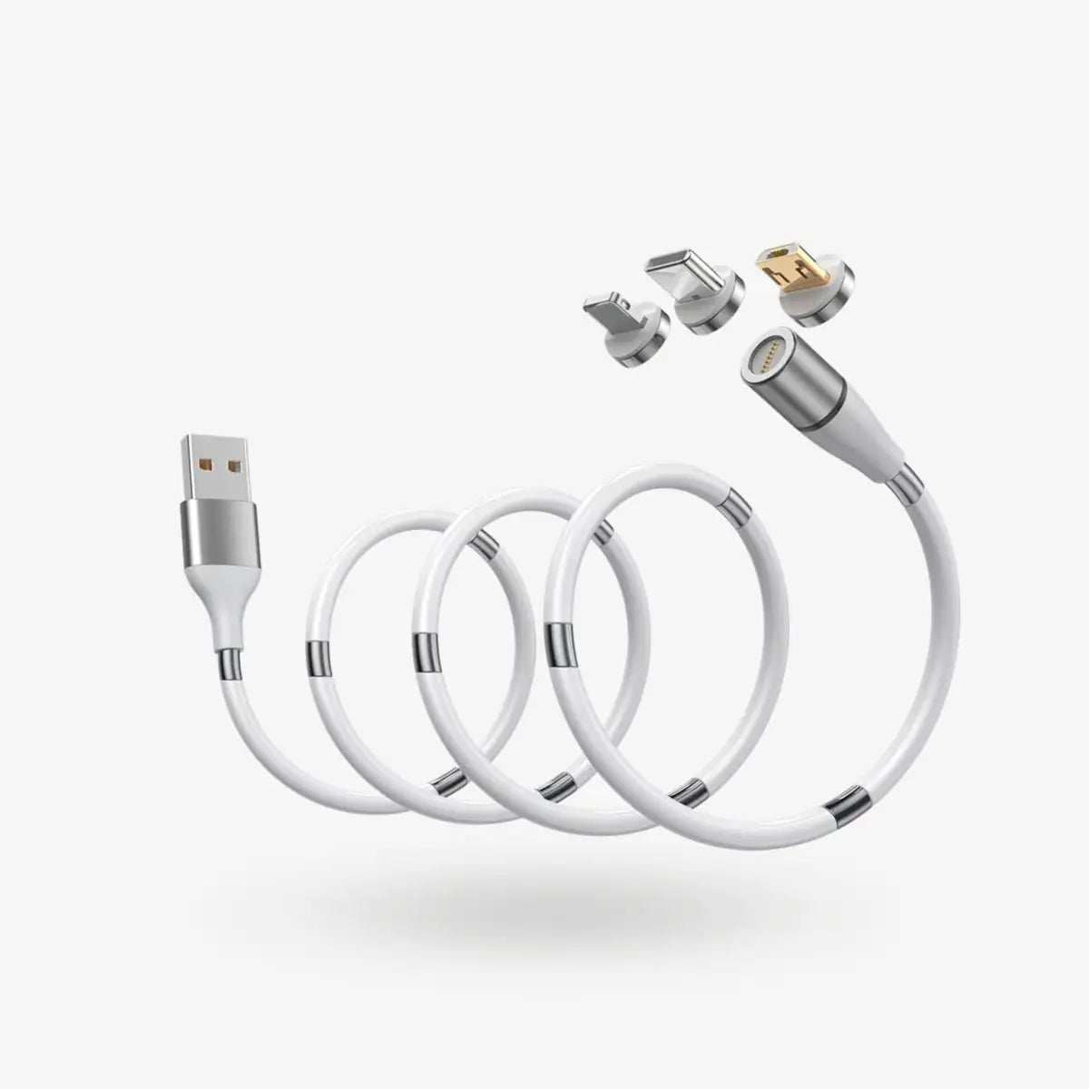 Tangle-Free Magnetic Fast Charging Cable for All Devices