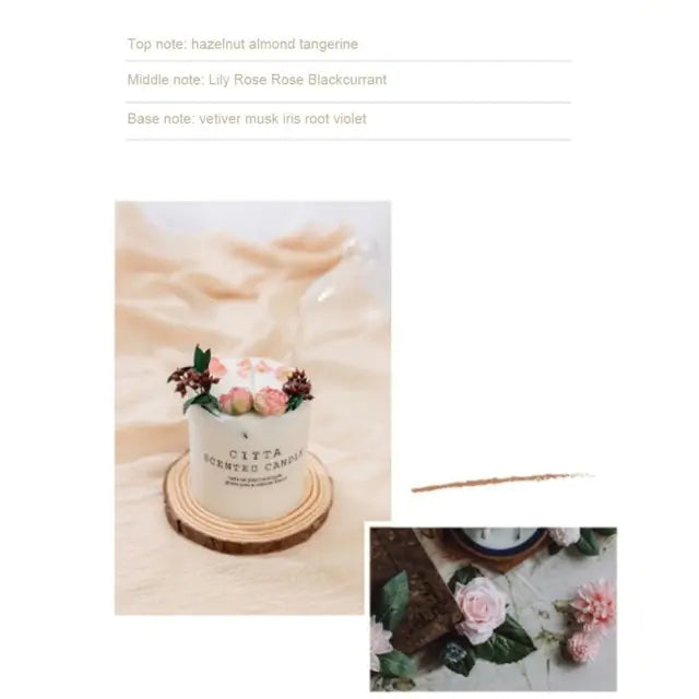Premium Soy Wax Fragrance Candles for Elegant Atmosphere