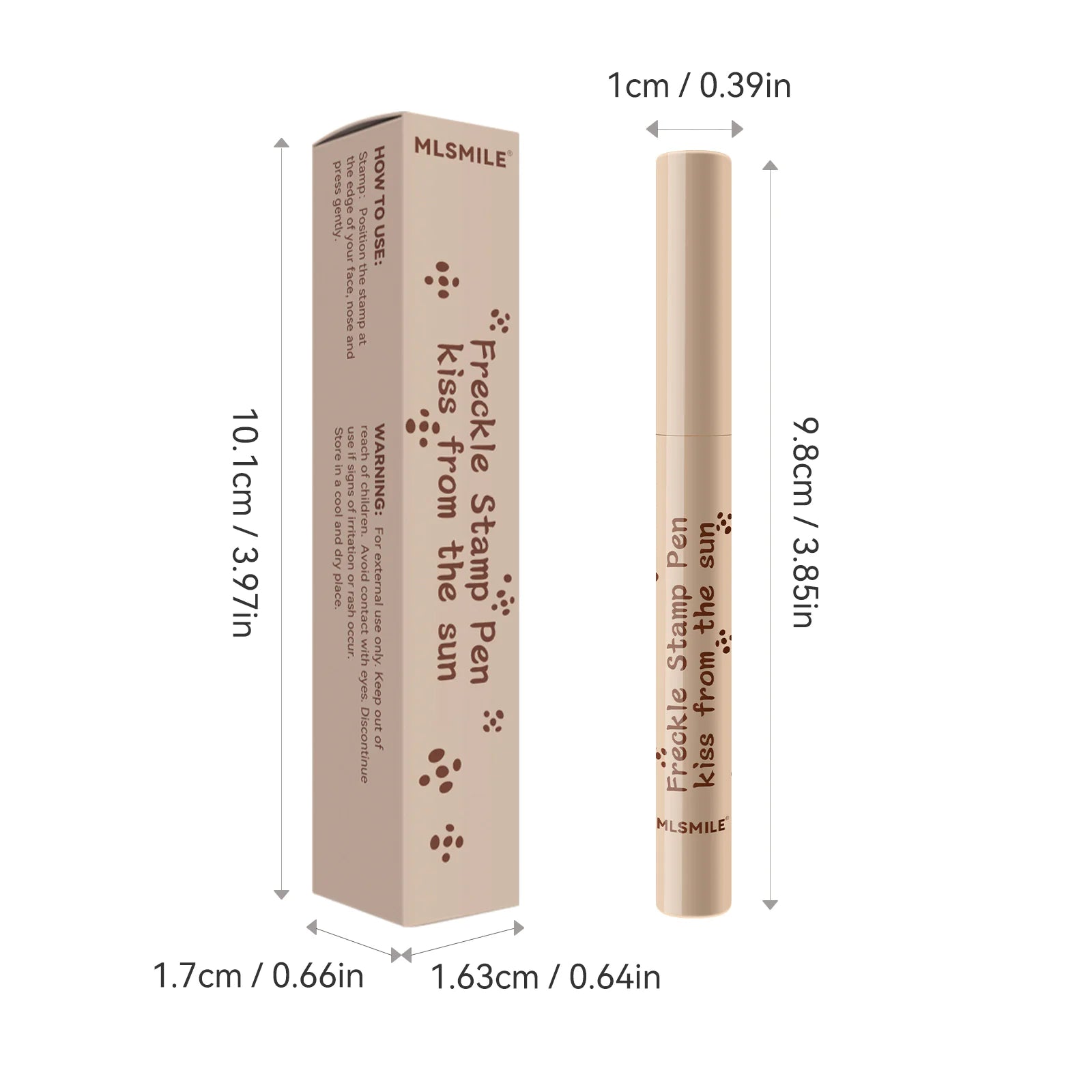 Long-Lasting Waterproof Freckle Pen for Natural Application