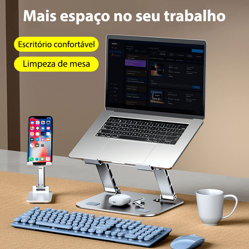 Adjustable Laptop Stand for Ergonomic Comfort and Cooling