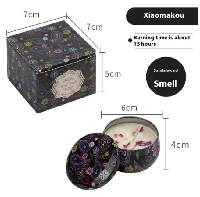 Dried Flower Fragrance Candle Flower Fragrance Incense Candle Delight