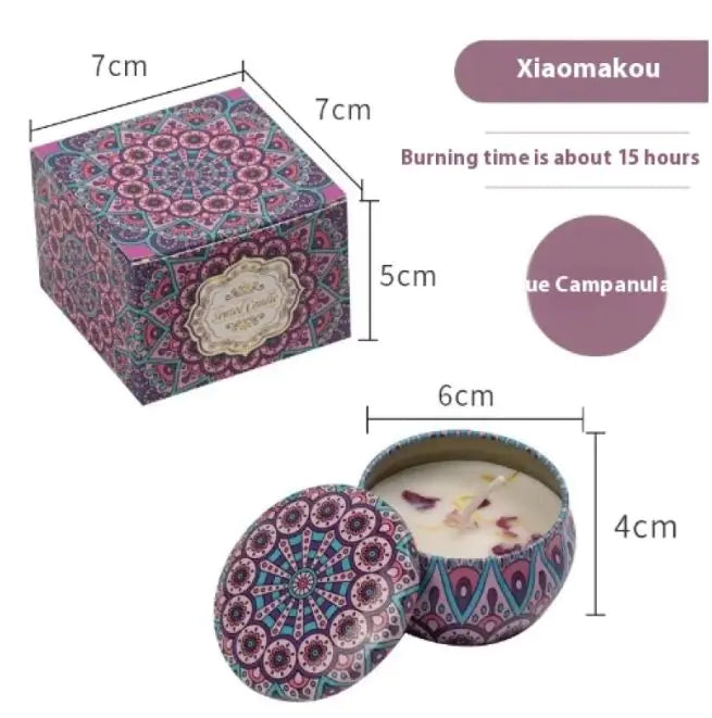 Dried Flower Fragrance Candle Flower Fragrance Incense Candle Delight