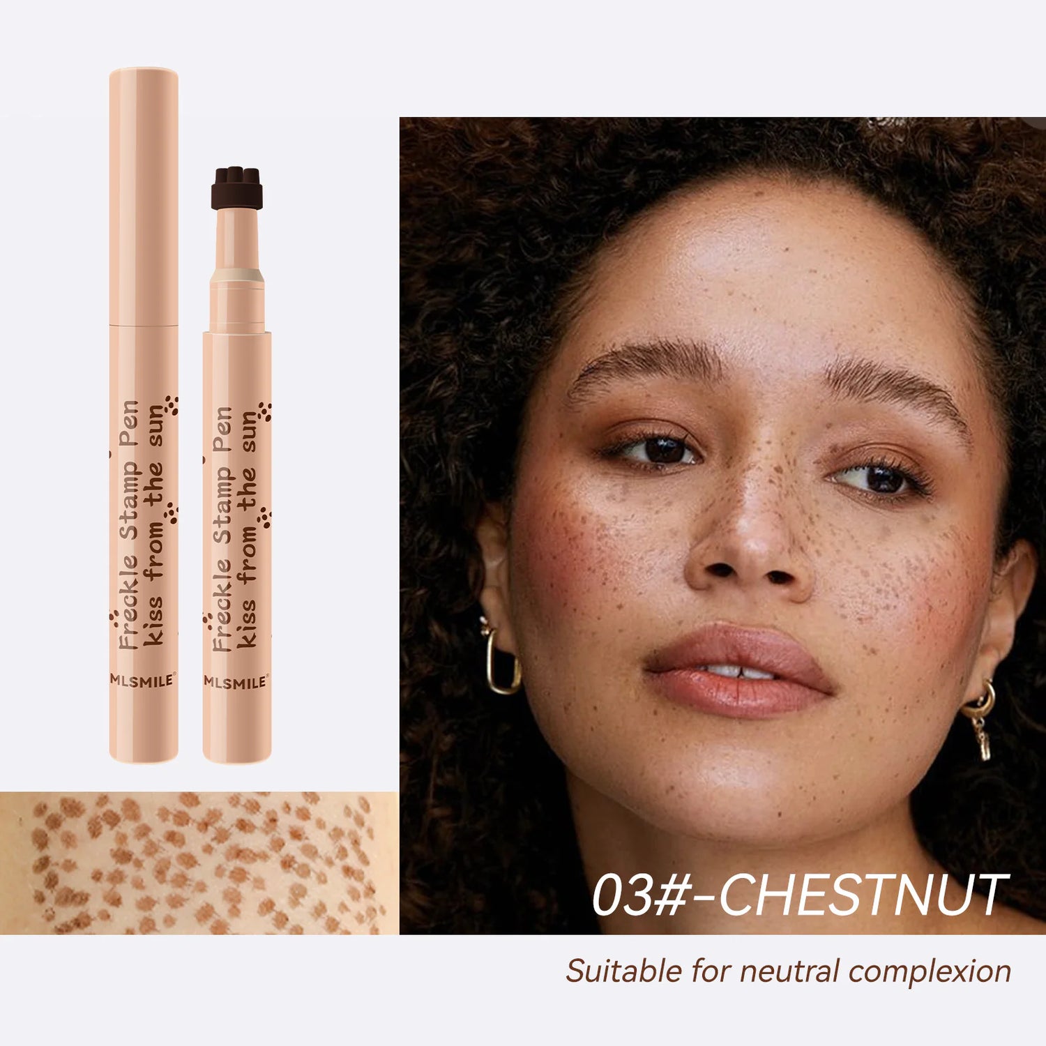 Long-Lasting Waterproof Freckle Pen for Natural Application