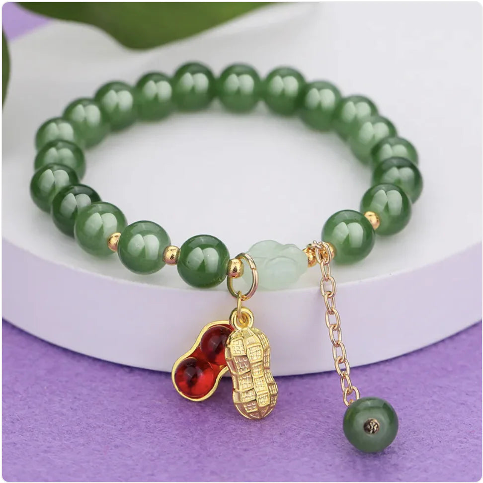 Ethnic Aventurine Bracelet with Vibrant Glass Beads