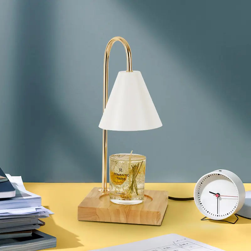 Table Lamp Melting Candles for Cozy Ambiance and Elegance