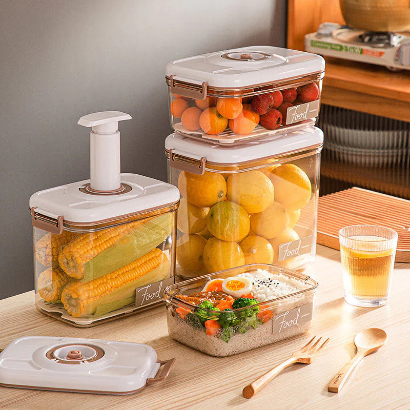 Food Vacuum Storage Box with Free Vacuum Sealer Included